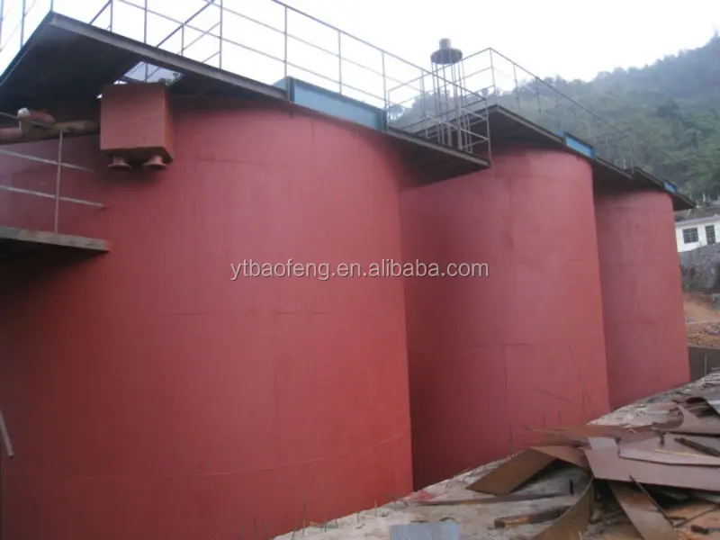 
large capacity and high efficency leaching tank for mineral processing plant 