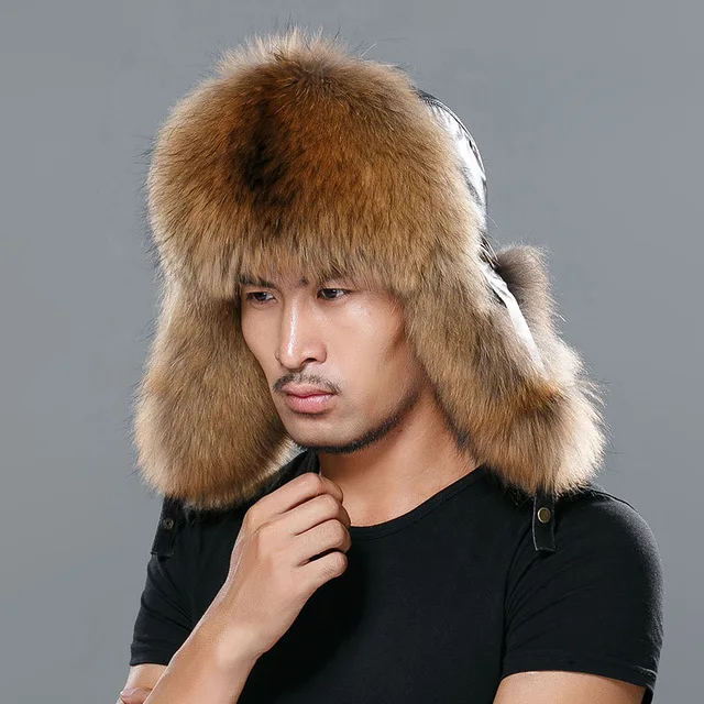 Cheap Price Factory Winter Women Man Fur Hat Warm Russian Cap Real Fox Fur Hat