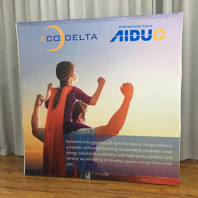 Spot Goods Tension Fabric Display System for Trade Shows Logo Pop Up Banner Stands Tension Fabric 8ft 10ft 20ft Show