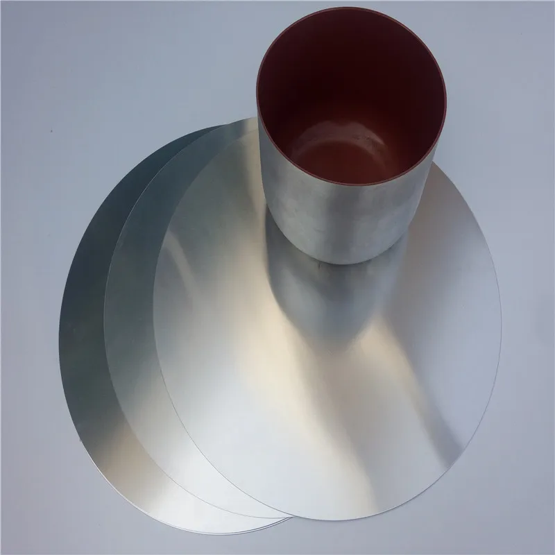 1050 1060 1100 3003 aluminum circle  good spinning  deep container utensil round aluminum sheet dish