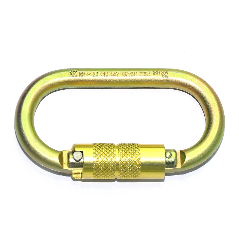Wholesale Steel safety carabiner locking carabiner