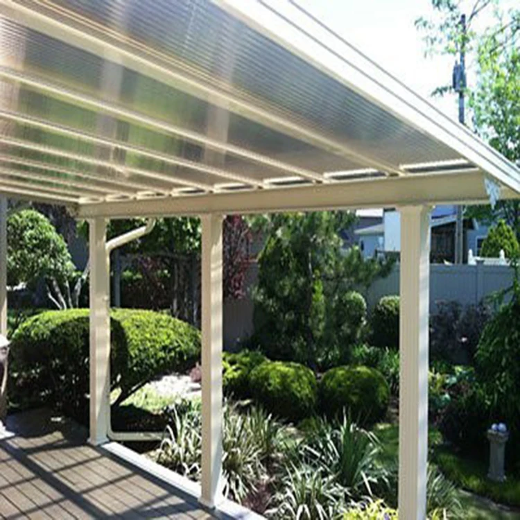 Ударопрочные поликарбонатные полые листы skylight для кровельного покрытия с УФ-покрытием
