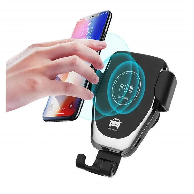 2in1 Wireless Car Charger Fast Charging 10W Car Phone Holder Car Wireless Charger Mobile Holder