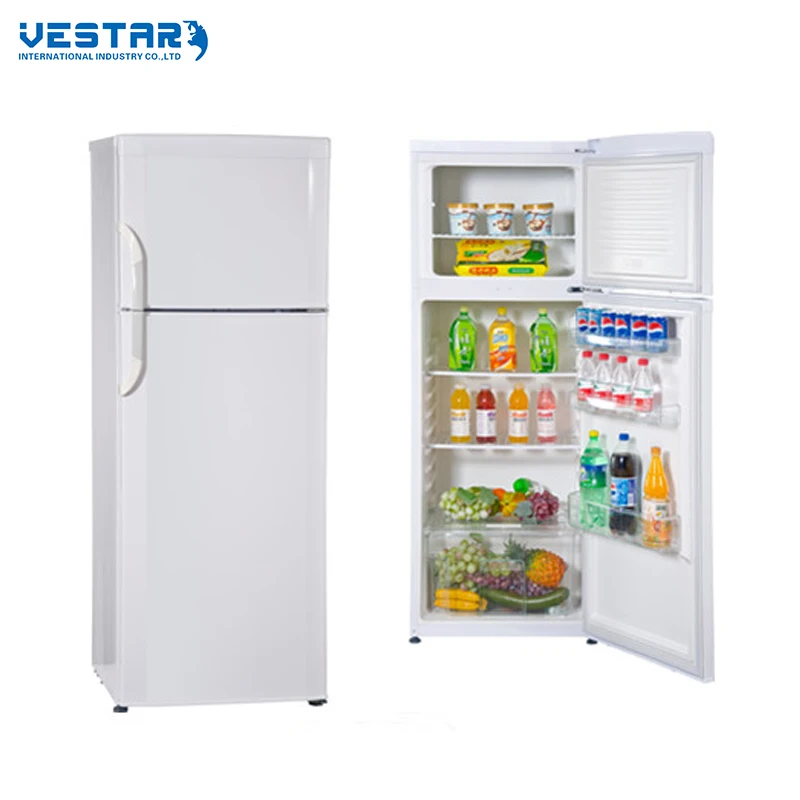 350L used double door refrigerator with cheap price