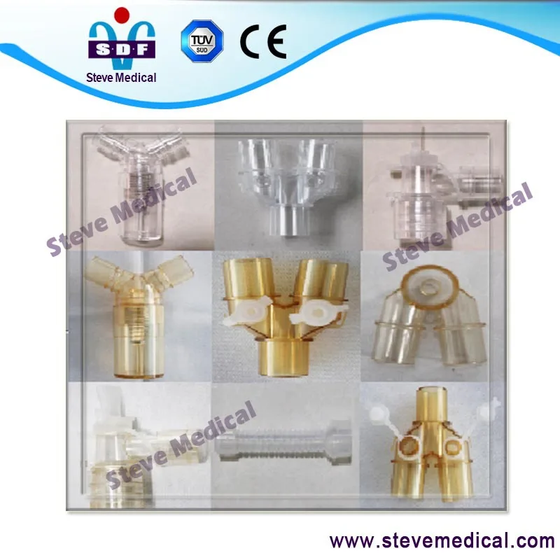 infant reusable silicon breathing circuit with water trap