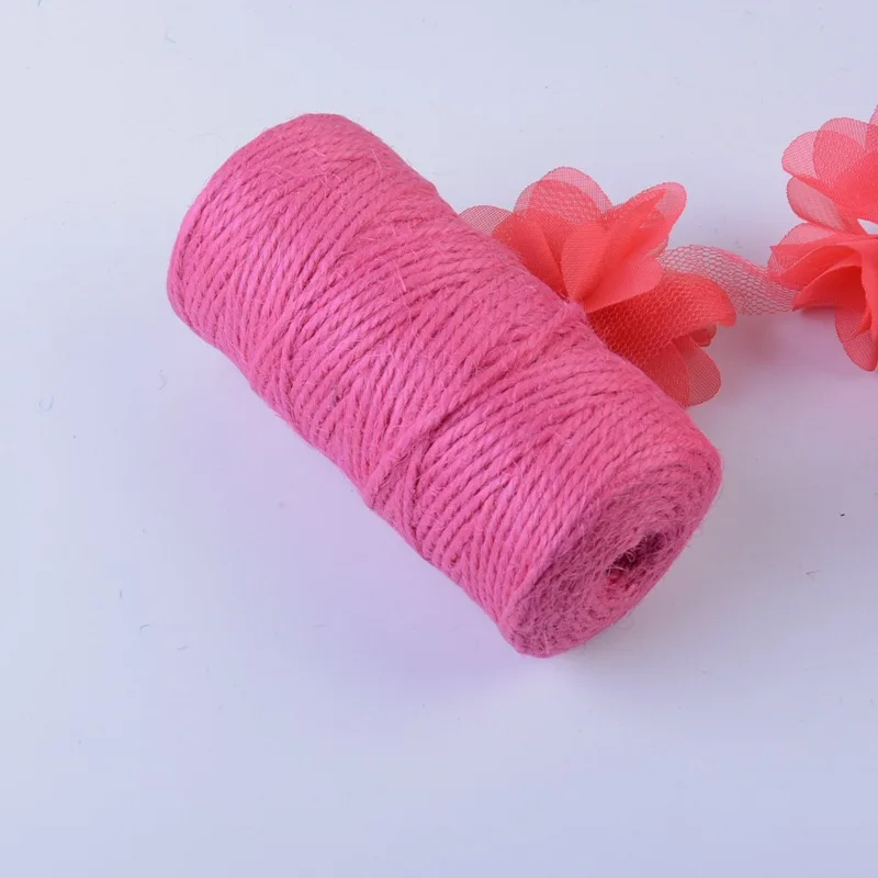 multi size 100% jute twine 2mm hemp jute rope for packaging sale