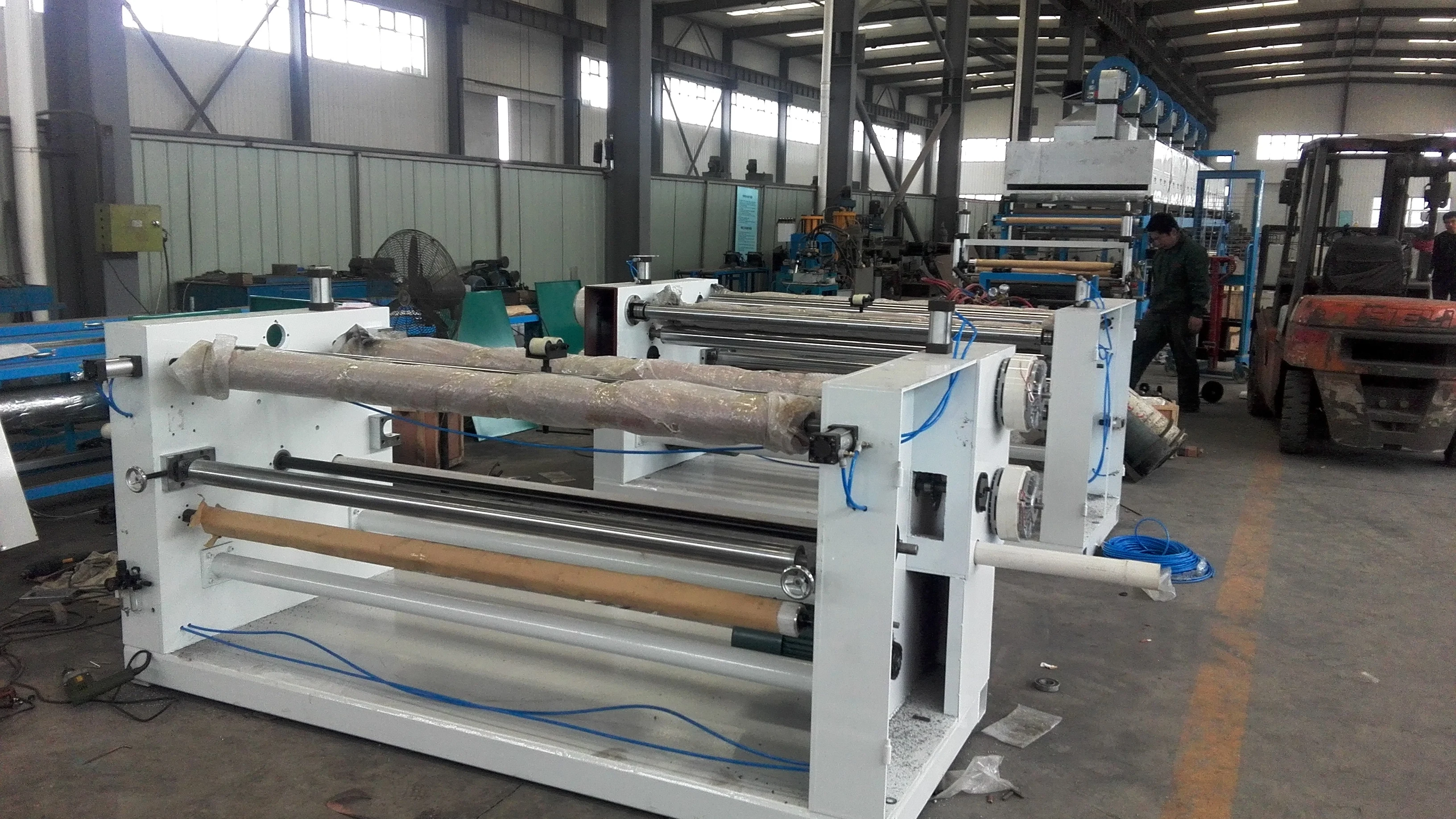 LV-FT circular blade paper / fabric / film Double -shaft Central surface slitting machine