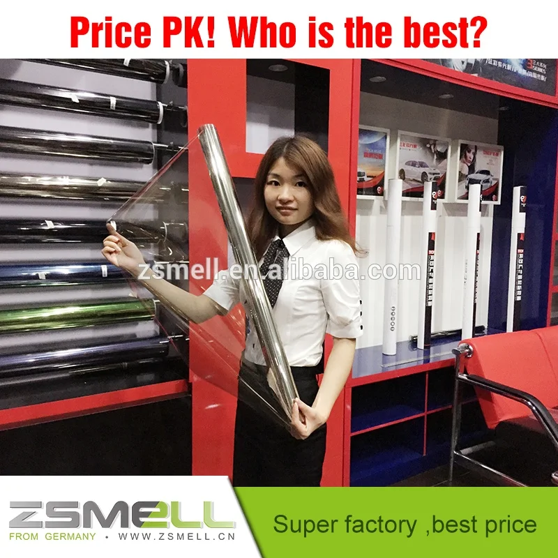 Zsmell Colorful Cheap Price Heat Insulation Solar Window Building film Anti UV Reduce Heat for Building Heat Reduce  Decoration