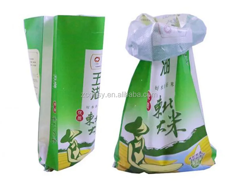 БОПП ламинирования глубокой печати упаковки сумка 10 кг 25 кг мешок риса