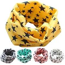 Bluelans Stars Children’s Cotton Neckerchief Kids Boy Girl Scarves Shawl Unisex Winter Knitting kerchief Scarf