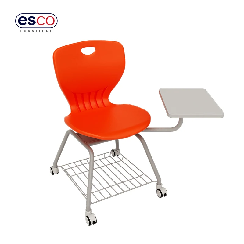 
Maxima-Lecture Plastic School Wheel Chair with Writing Pad 