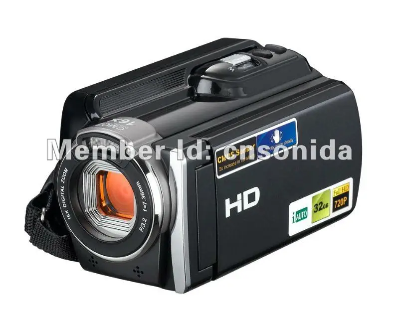 16MP HD 1080 P цифровой видеорегистратор камеры 16X зум видеокамеры аккумуляторная батарея HDV-603S
