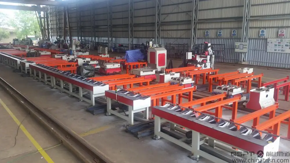Pipe fabrication line;Pipe spool fabrication production line (Fixed type)