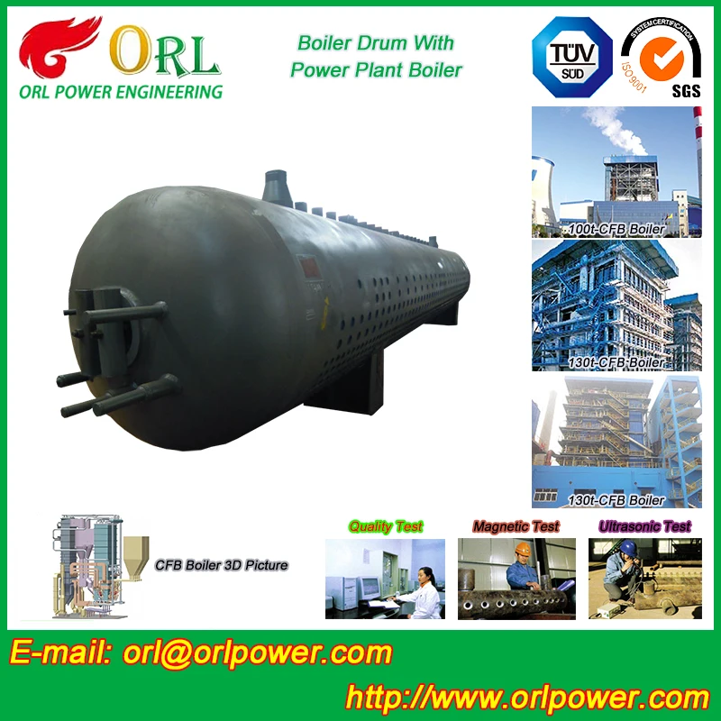 Power Plant Boiler CFB Anti Shock Coal Boiler ENT Power Supply Certificate ISO9001 Manufacturer
