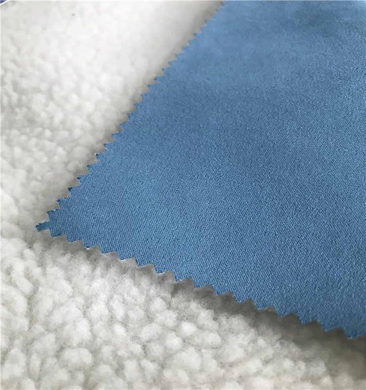 
 Замшевая ткань из шерпы  