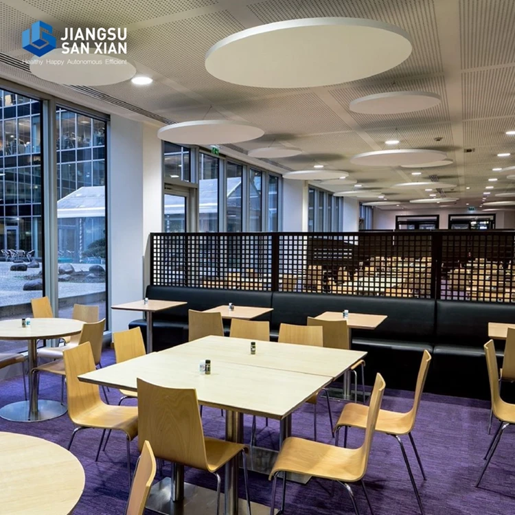 Декоративная Потолочная Плитка Из Стекловолокна для акустического ресторана