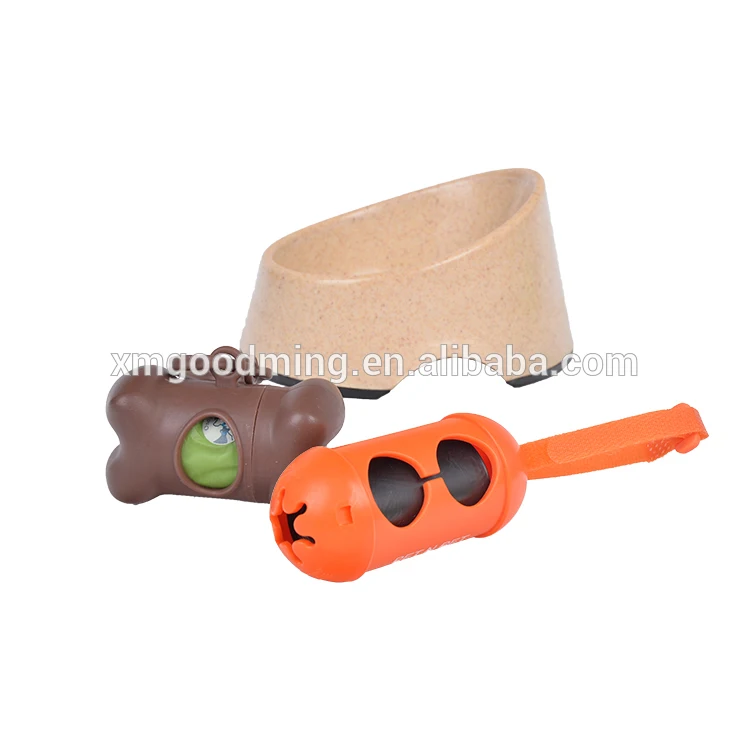 Recycled plastic dog poo bag dispenser biodegradable pet waste bag