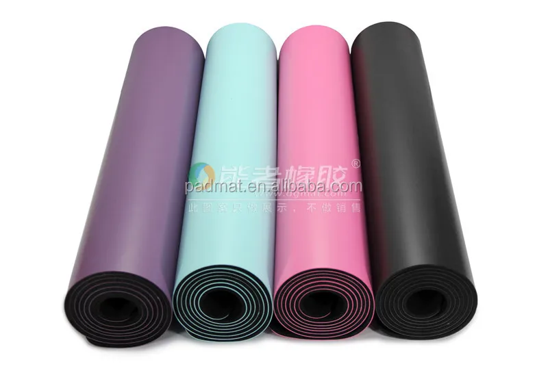 wholesale luxury best quality Black PU leather polyurethane natural rubber yoga mat