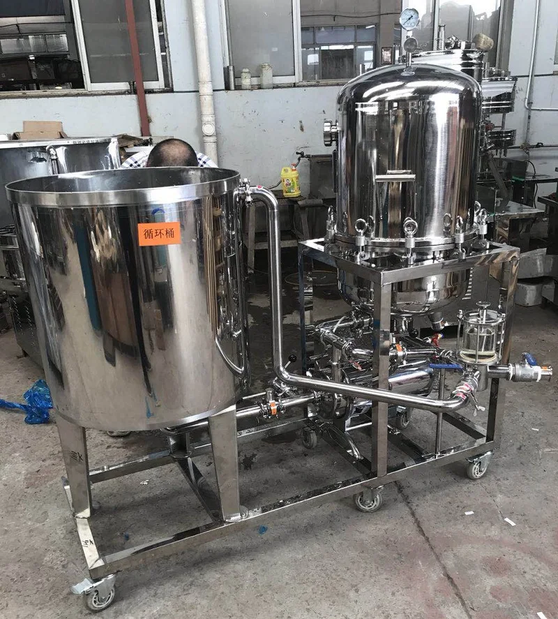 stainless steel diatomite filter/diatomaceous earth filter for beverage