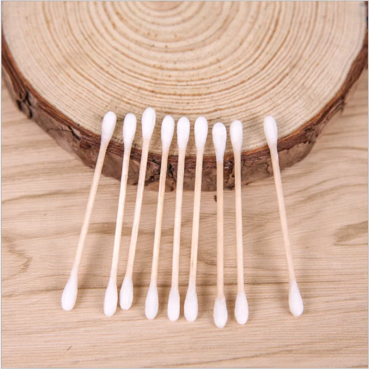 200pcs bamboo cotton buds for ear cleaning