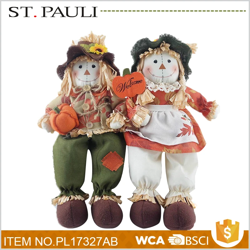 Праздничные изысканные поделки, набивные сидячие пугалы на День Благодарения, очень дешевые подарочные изделия для продажи