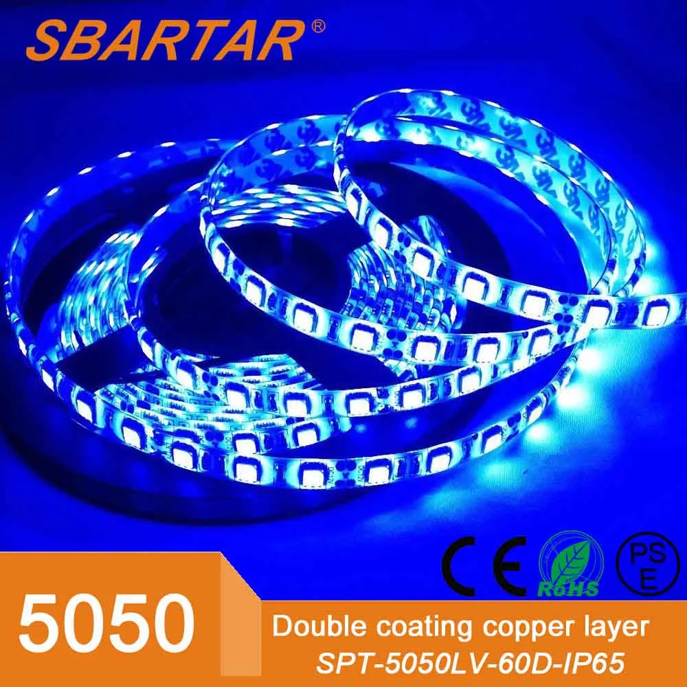 5Meter Waterproof Flexible Color Changing RGB SMD5050 300 LEDs Light Strip Kit with 44 Key Remote and 12V 5A Power Supply