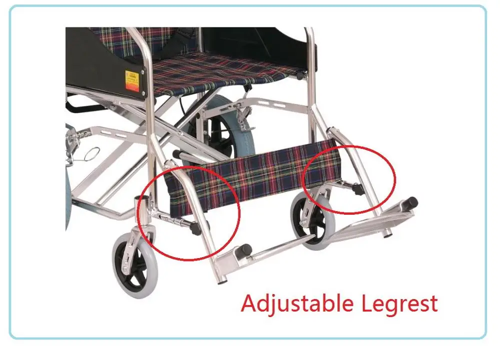 hot sales aluminum economic folding medical equipment rehabilitation therapy supplies manual wheelchair
