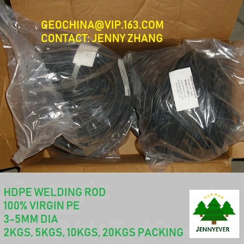 colorful virgin polyethylene (PE) made welding rod