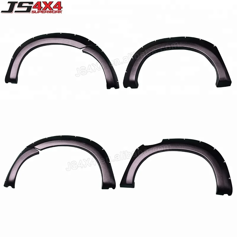 Pickup Modified Abs Car Black Arch Wheel Fender Flares Cover For New D-max 2012