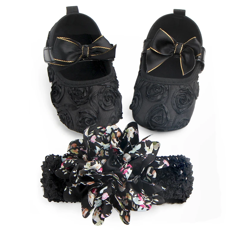 
Wholesale Fancy Hairband And Baby Shoes Set 