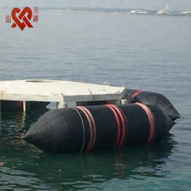 Custom size floating inflatable marine salvage lift bags
