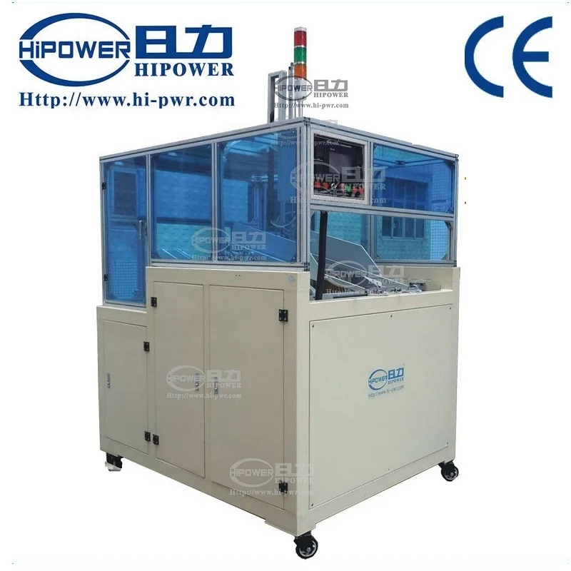 Полностью автоматическая машина для завивки кромок прозрачного цилиндра