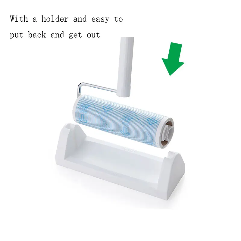 
Long Handle Floor Sofa Bed Sticky Lint Roller 