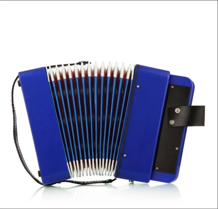 Children 7 key 2 bass concertina musical instrument accordion for sale