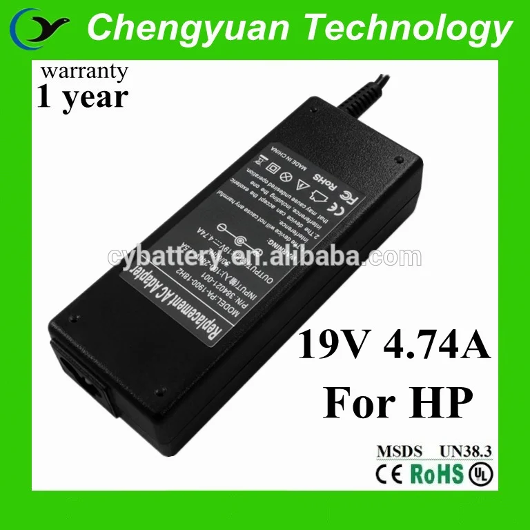 Dc7.4*5.0 19v 4.74a ноутбук адаптер переменного тока зарядное устройство для hp