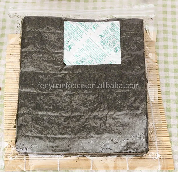 OEM support 10sheets packing japan yaki sushi nori gold for sushi