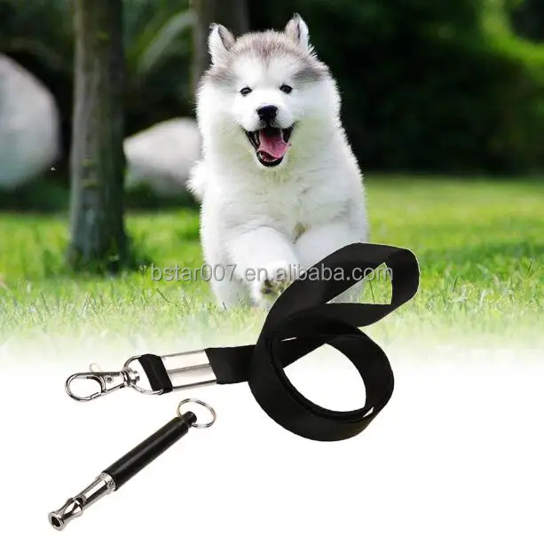 
Hot New Two-tone Ultrasonic Flute Dog Whistle to Stop Barking with Lanyard dog whistle with strap 