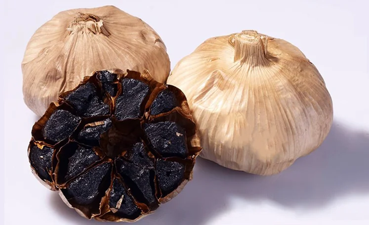 whole bulb black garlic China organic nutritious health benefits