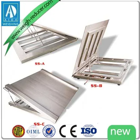 Hot selling 5 Ton 11000 Lb Electronic Floor Pallet Shipping Scale Platform small scale industries machines