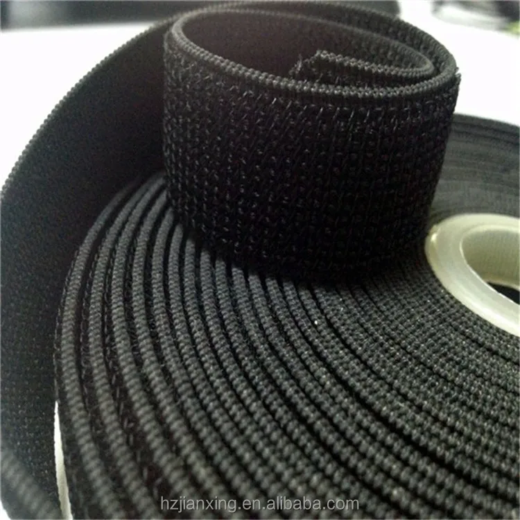 Elastic unnapped loop medical strap/elastic unnapped hook and loop medical