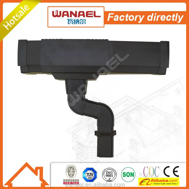 Other Plastic Rain Gutter K-type Pvc Gutter And Downpipe For Roof System