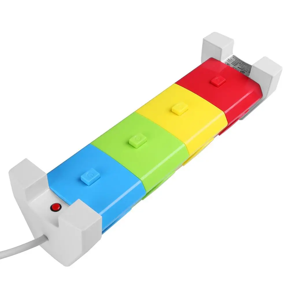 Новый дизайн, вращающийся на 180 градусов удлинитель с разными цветами