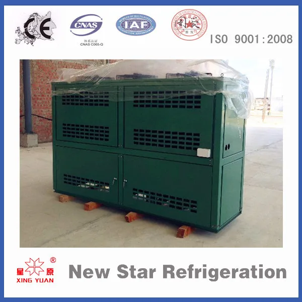 Walk in cooler and freezer refrigeration unit condensing unit