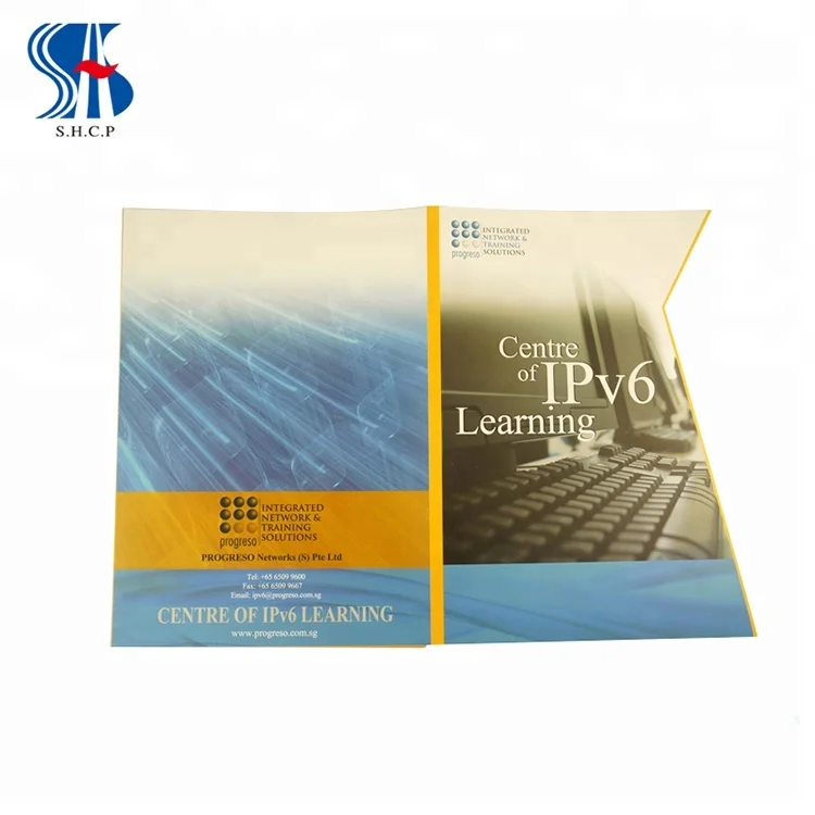 
Wholesale Customized Size Printed Paper Folder 