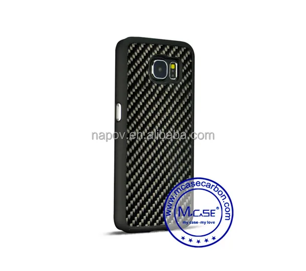 Китай Поставщика Углеродного Волокна Чехол Назад КОМПЬЮТЕР Для Samsung Galaxy S6 Мобильный Телефон Оригинальный