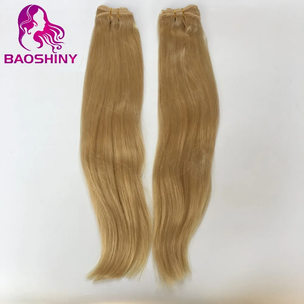 22 Inch Pretty White Hair Weft Human Hair Brazilian Remy Hair Extensions