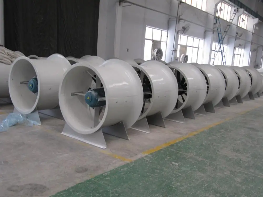 High efficiency fiberglass axial 5000 cfm exhaust fan