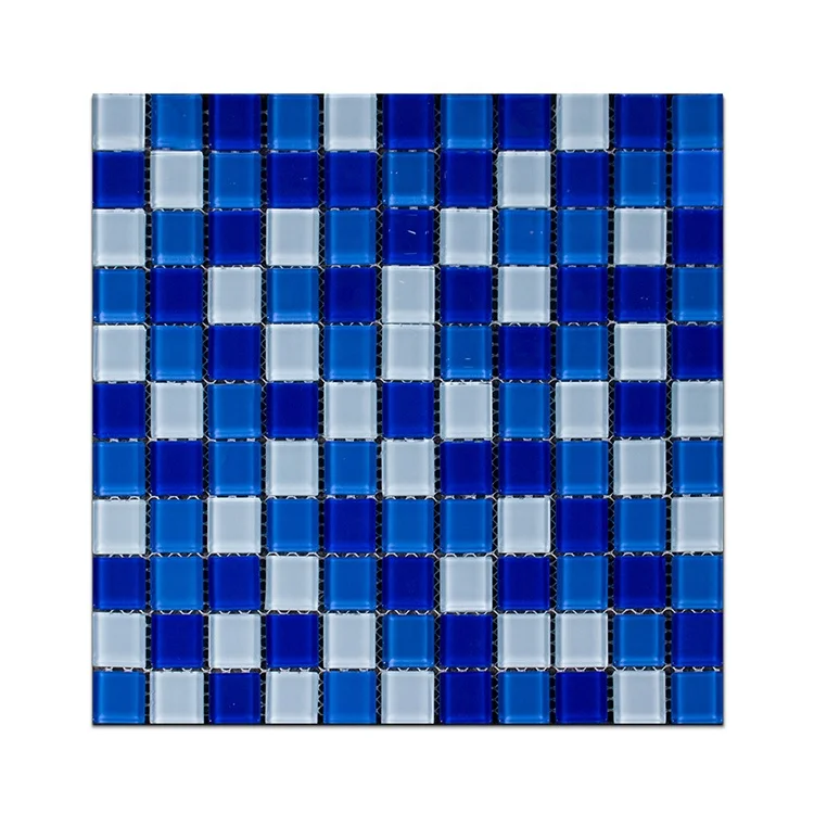 Foshan New Design 25x25 Building Materials Glass Mosaic Tile