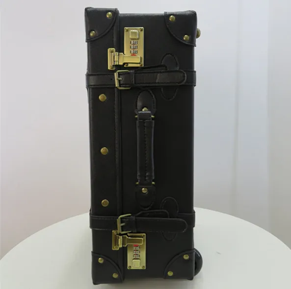 new design pu material  vintage Other Luggage sets smart vspink valise suitcases travel troly maletas hand bags