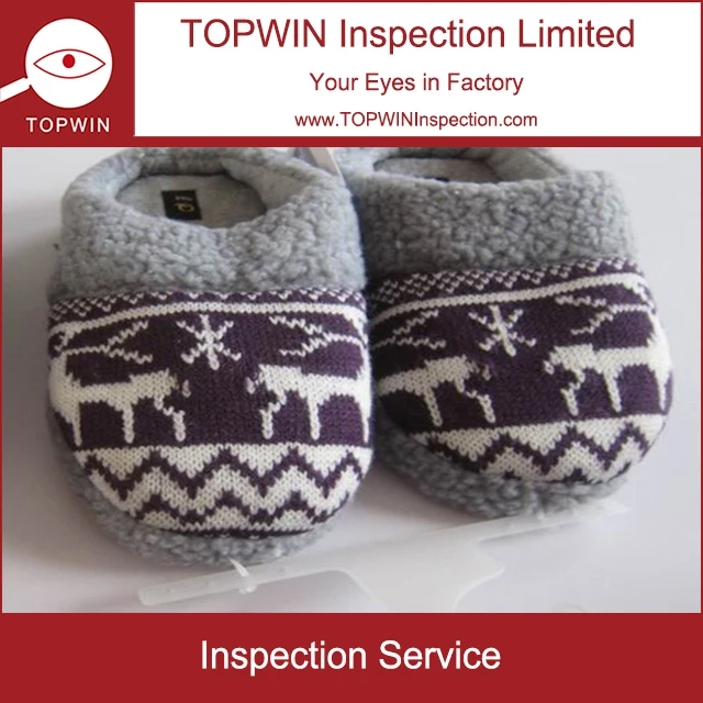 Winter slippers Pre-Shipment Inspection Services